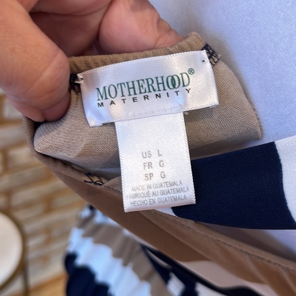 Motherhood Striped Sleeveless V-Neck Maxi Dress, Women’s Size Lrg ⭐️HP WINNER ⭐️ - Picture 8 of 10